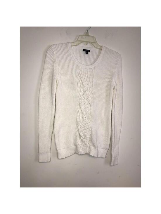 Talbots Sweaters - Talbots Women's Pullover Sweater Plaid Cowl Neck White Size XS Petite